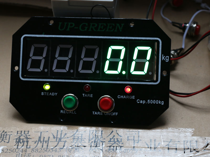 直視吊秤前面板主板LED，紅字，綠字